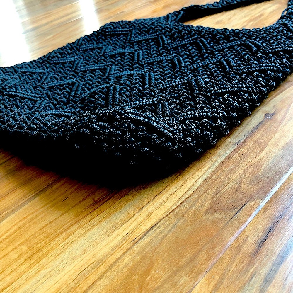 Crochet black purse - Picture 5 of 9